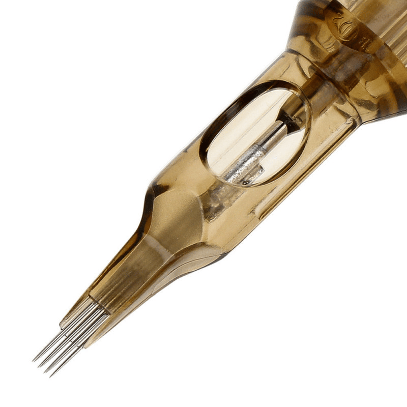 Kwadron 1207 MGLT 7 MGLT 0.35 mm Magnum Long Taper Kartuş Dövme İğnesi 20 Adet