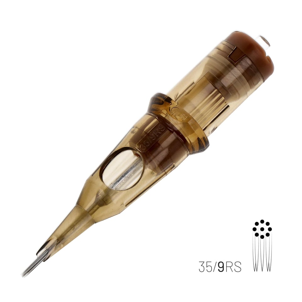 Kwadron 1209 RSLT Round Shader Long Taper - Kartuş Dövme İğnesi