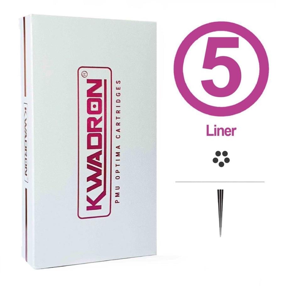 Kwadron PMU Optima 25/5 RLLT Round Liner Long Taper - Kartuş PMU İğnesi