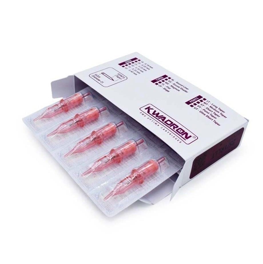 Kwadron PMU Optima 25/7 RLLT Round Liner Long Taper - Kartuş PMU İğnesi