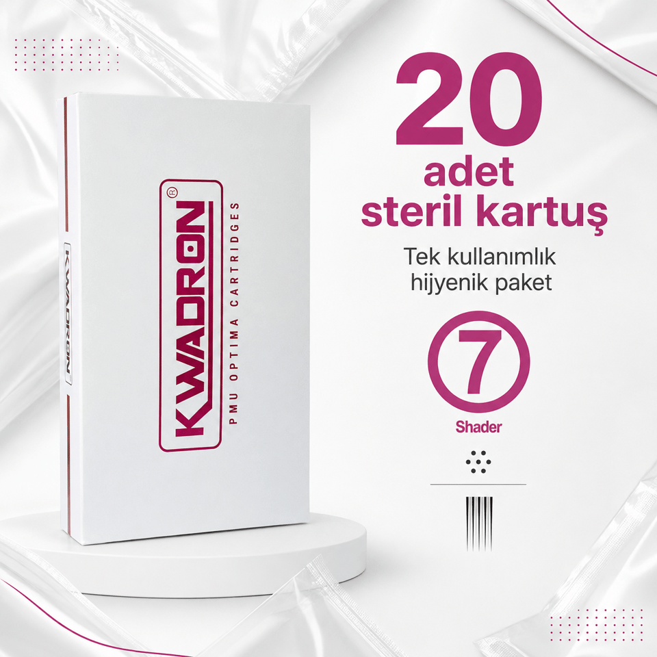 Kwadron PMU Optima 30/7 RSPT Round Shader Point Taper - Kartuş PMU İğnesi