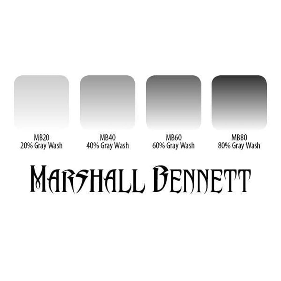 Marshall Bennett Gray Wash 4'lü Set - Eternal Ink - 1oz/30ml