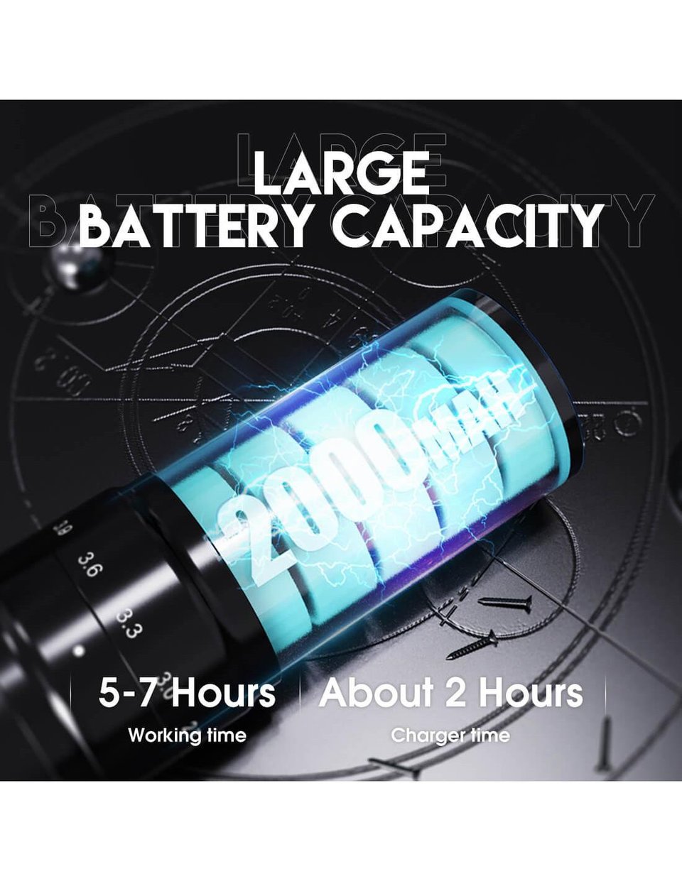 Mast Archer S Green & Black - Kablosuz Dövme Makinesi