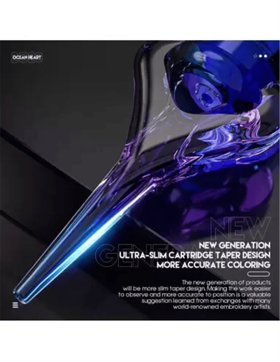 Mast Ocean Heart Cartridges 0603 RL Long Taper - Kartuş Kalıcı Makyaj İğnesi