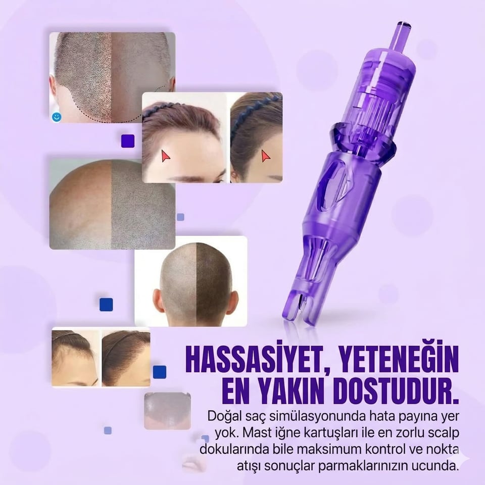 Mast Pro SMP 1003RL 0.30 mm Kartuş Dövme ve Kalıcı Makyaj İğnesi 20 Adet