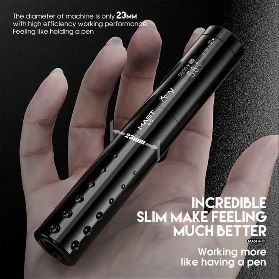 Mast Tour Amy 4.0 Stroke Wireless Tattoo Machine - Kablosuz Dövme Makinesi - Black