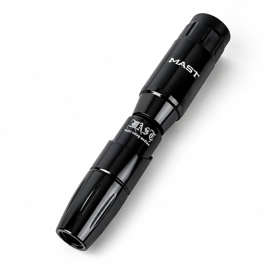 Mast Tour Black 3.5mm Stroke Kablosuz Dövme Makinesi - Siyah