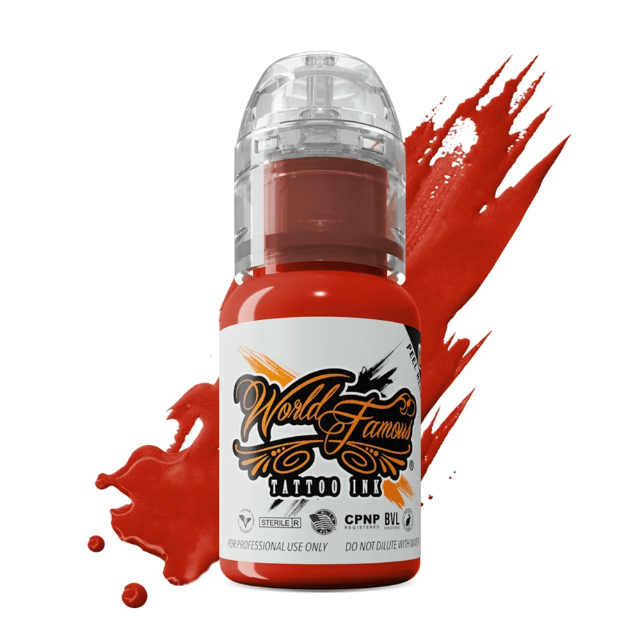 Master Mike Inkfiend Red - World Famous Ink Dövme Boyası - 1/2oz/15ml