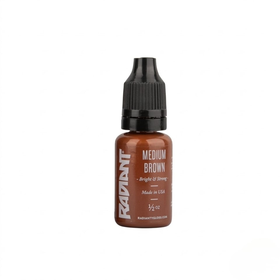 Medium Brown - Radiant Tattoo Dövme Boyası  - 0,5oz/15ml
