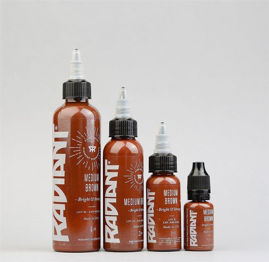 Medium Brown - Radiant Tattoo Dövme Boyası - 1oz/30ml
