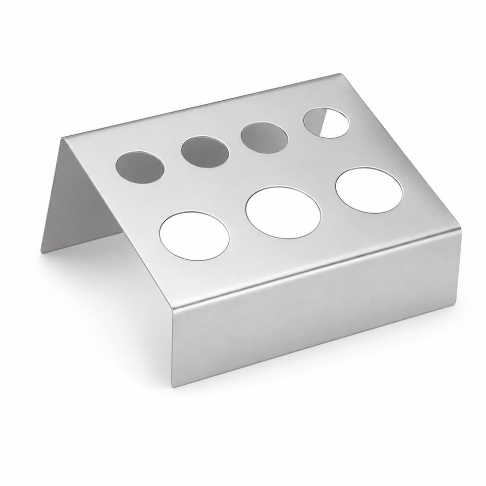 Metal Boya Kabı Standı - Silver