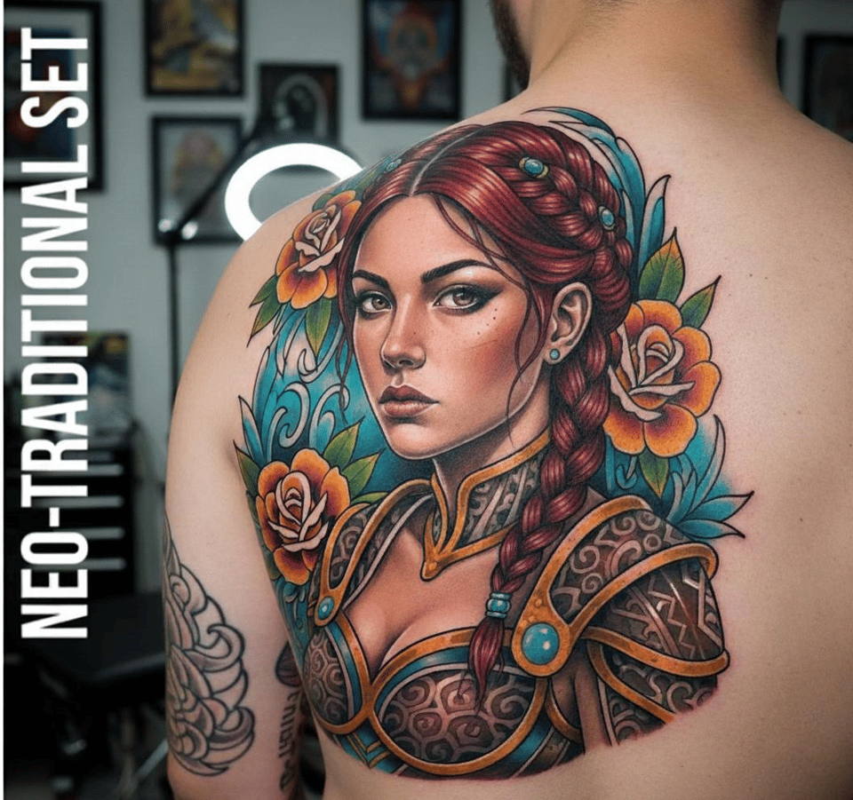 Neo Traditional Mini 5'li Set - World Famous Ink Dövme Boyası - 1oz/30ml