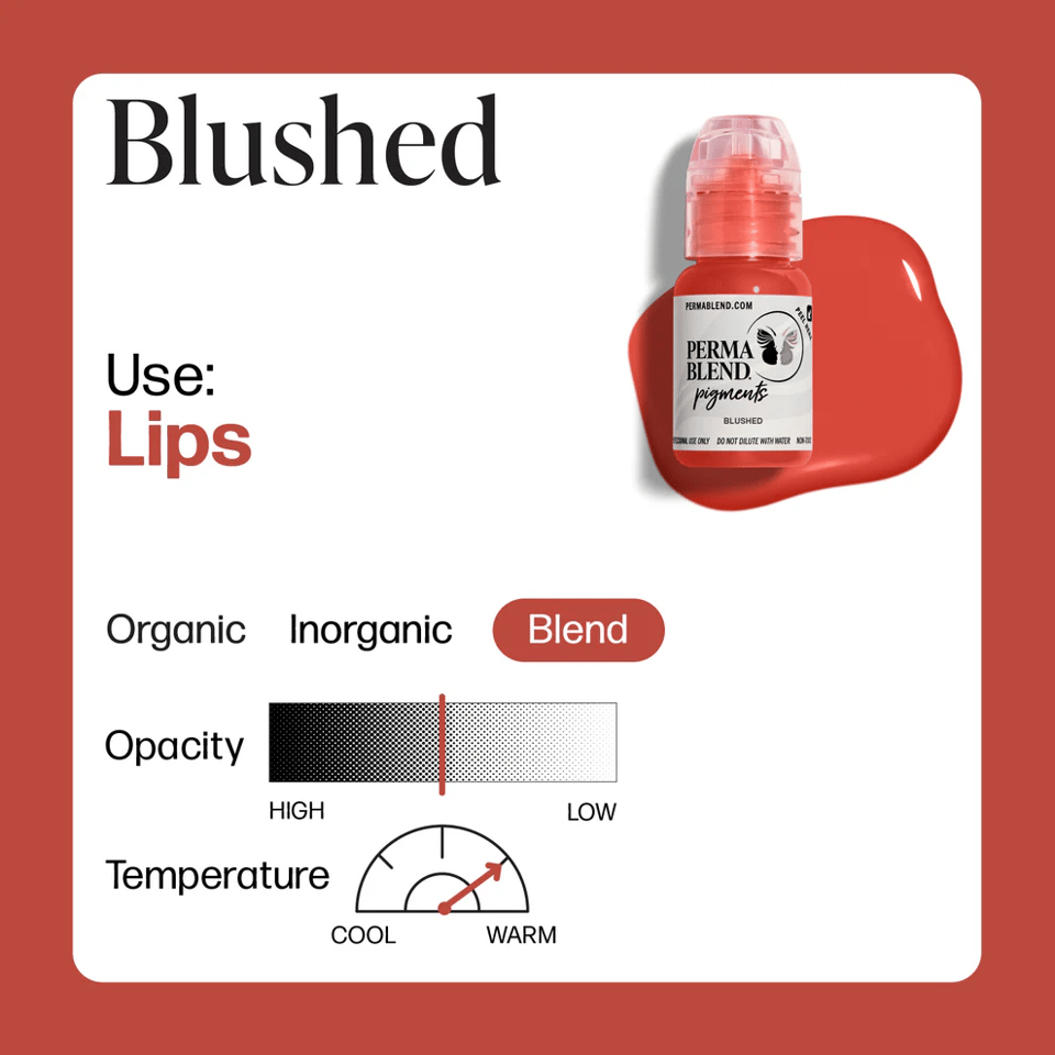 Perma Blend Blushed Kalıcı Makyaj Dudak Pigmenti 15ml