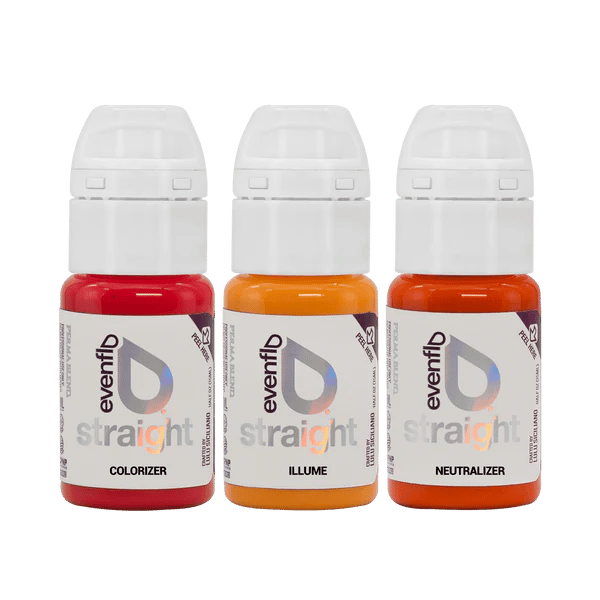 Perma Blend Evenflo Neutralizer 3'lü Set – 15 ml Dudak Nötralize Pigmentleri