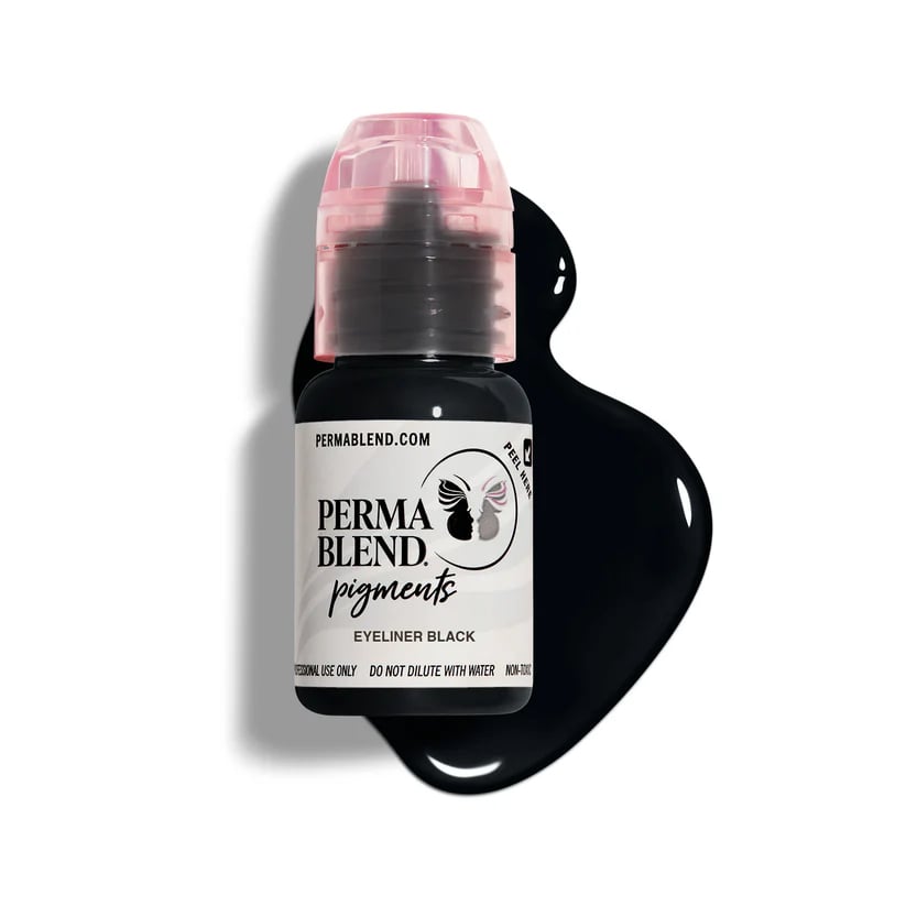 Perma Blend Eyeliner Black Soğuk Alt Tonlu Siyah Eyeliner Pigmenti 15ml