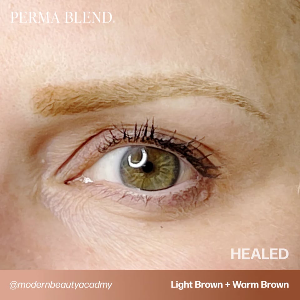 Perma Blend Light Brown Sıcak Açık Kahve Kalıcı Makyaj Kaş Pigmenti 15ml