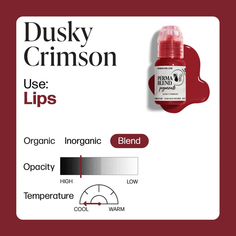 Perma Blend Lip Dusky Crimson Kalıcı Makyaj Dudak Pigmenti 15ml