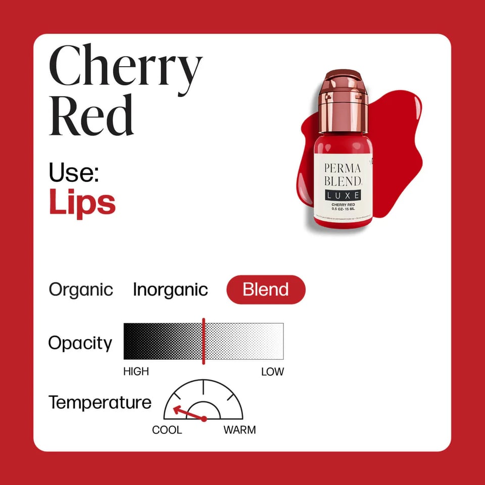 Perma Blend Luxe Cherry Red Kalıcı Makyaj Dudak Pigmenti 15ml
