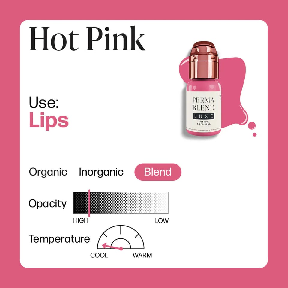 Perma Blend Luxe Hot Pink Kalıcı Makyaj Dudak Pigmenti 15ml