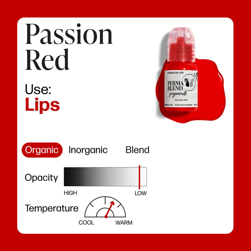 Perma Blend Passion Red Kalıcı Makyaj Dudak Pigmenti 15ml