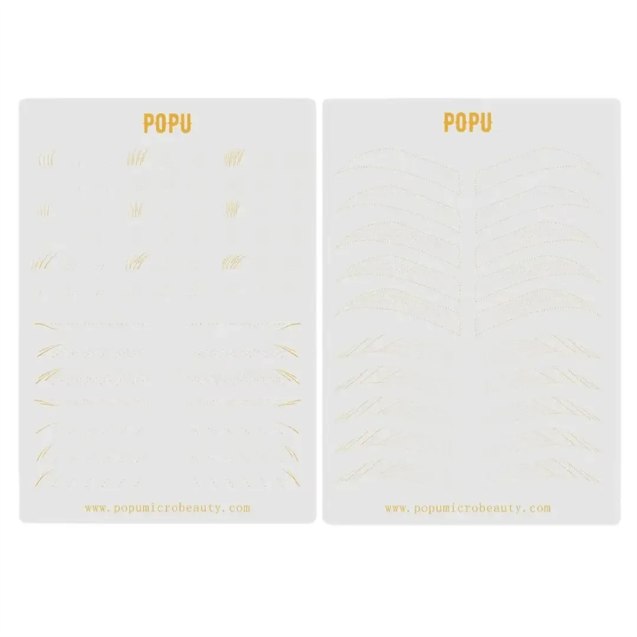 Popu Double Side PMU Practice Pads (5 Adet) Nano Stroke