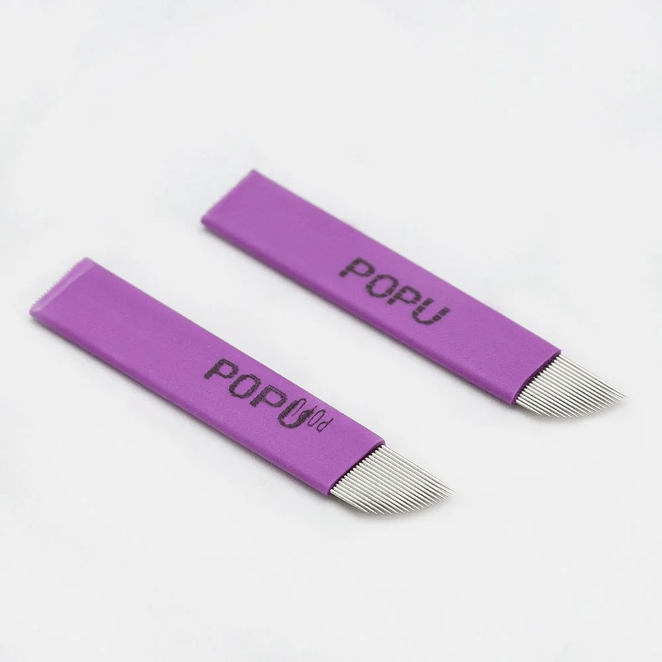 POPU Microblading İğnesi 14 Flat 0.25mm