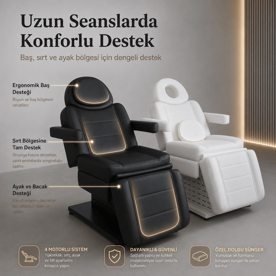 Dövme Koltuğu 4 Motorlu