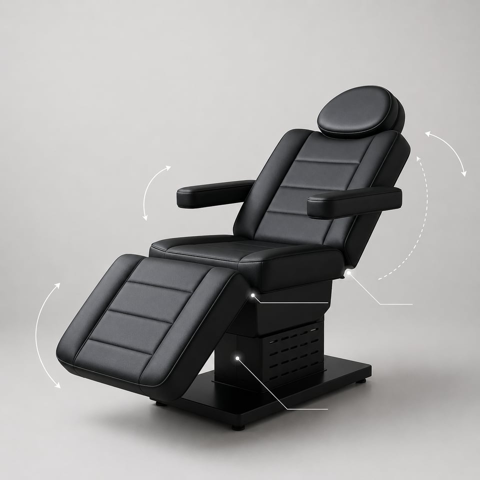 Dövme Koltuğu 4 Motorlu