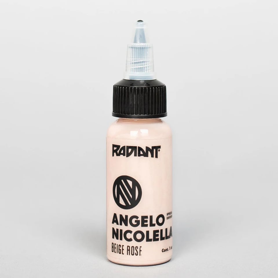 Radiant Colors Angelo Nicolella Beige Rose Ten Rengi Dövme Boyası 1oz - 30ml