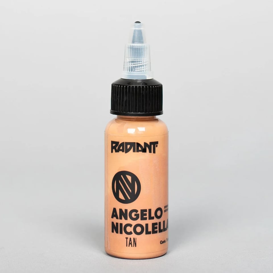 Radiant Colors Angelo Nicolella Tan Ten Rengi Dövme Boyası 1oz - 30ml