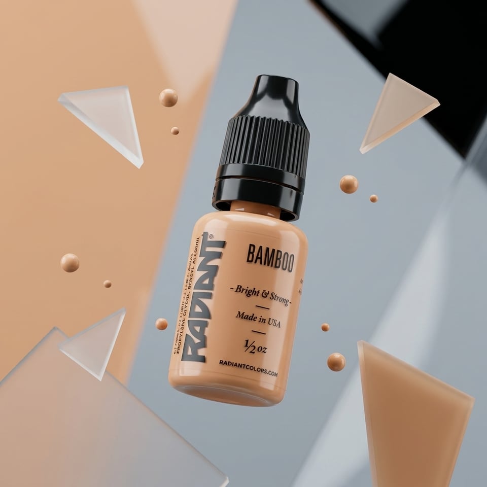 Radiant Colors Bamboo Ten Rengi Dövme Boyası 0,5oz - 15ml