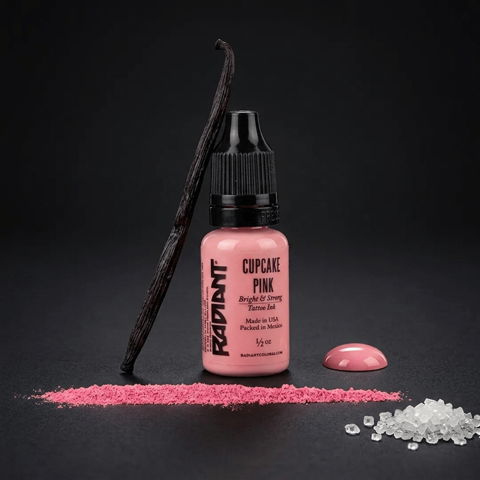 Radiant Colors Cupcake Pink Pastel Pembe Dövme Boyası 1/2oz - 15ml
