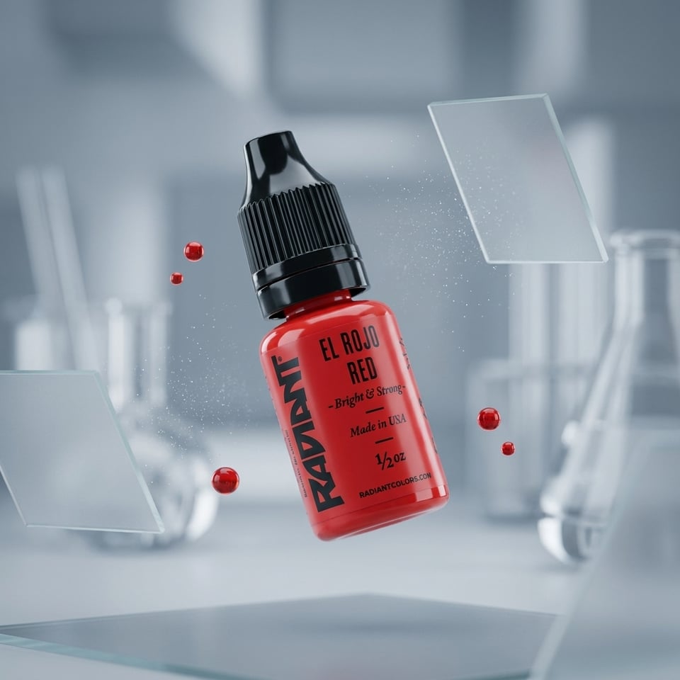 Radiant Colors El Rojo Red Kırmızı Dövme Boyası 0,5oz - 15ml