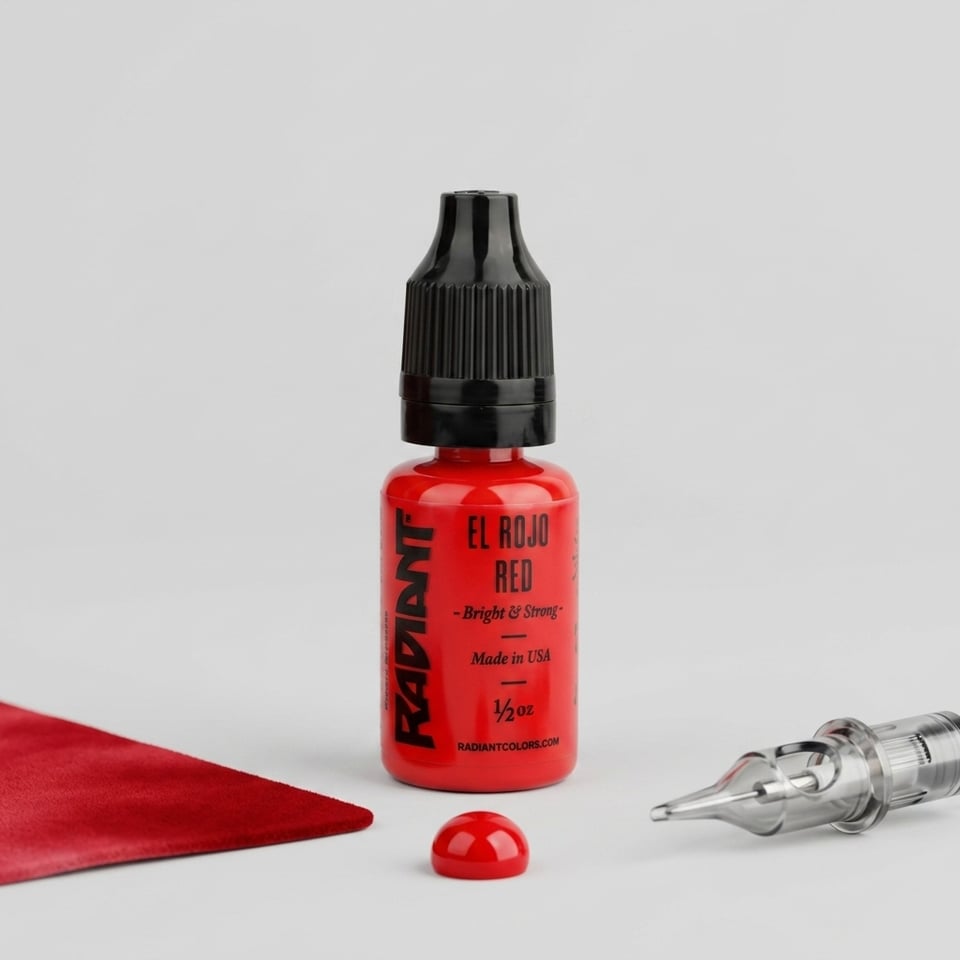 Radiant Colors El Rojo Red Kırmızı Dövme Boyası 0,5oz - 15ml