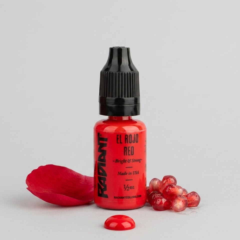 Radiant Colors El Rojo Red Kırmızı Dövme Boyası 0,5oz - 15ml
