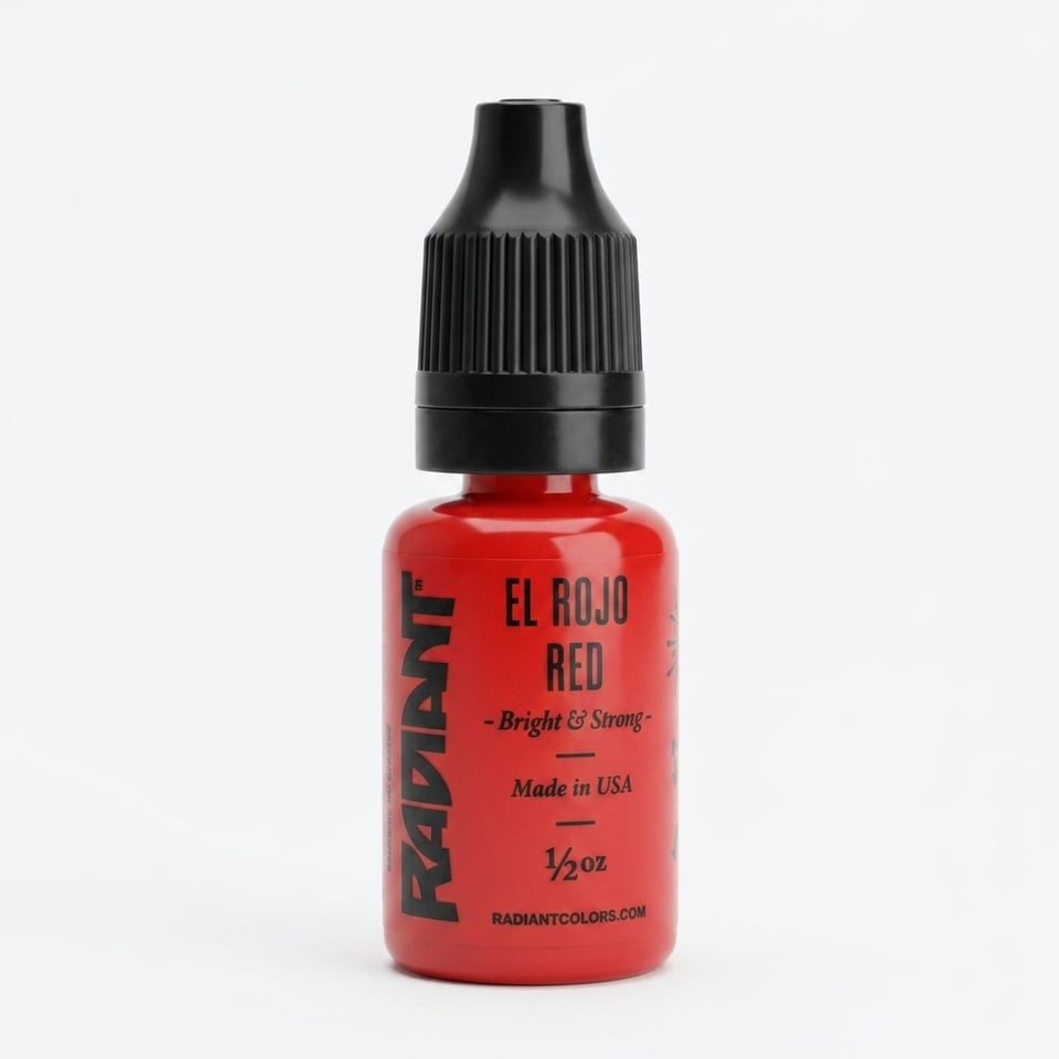 Radiant Colors El Rojo Red Kırmızı Dövme Boyası 0,5oz - 15ml