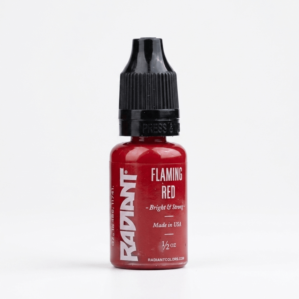 Radiant Colors Flaming Red Canlı Kırmızı Dövme Boyası 0,5oz - 15ml