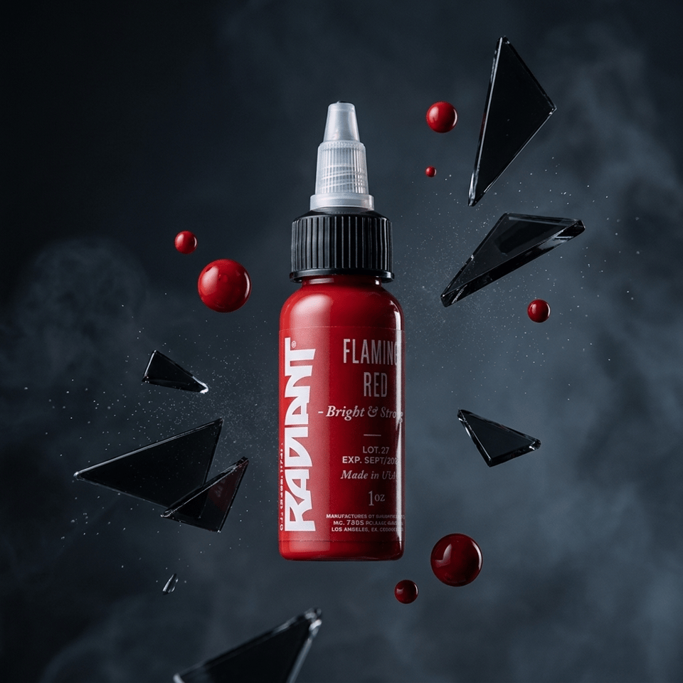 Radiant Colors Flaming Red Kırmızı Dövme Boyası 1oz - 30ml