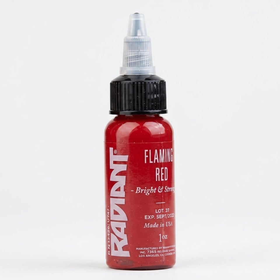 Radiant Colors Flaming Red Kırmızı Dövme Boyası 1oz - 30ml