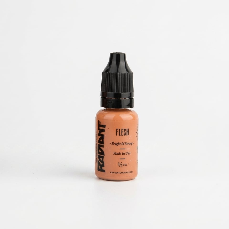 Radiant Colors Flesh Şeftali Pembe Dövme Boyası 0,5oz - 15ml