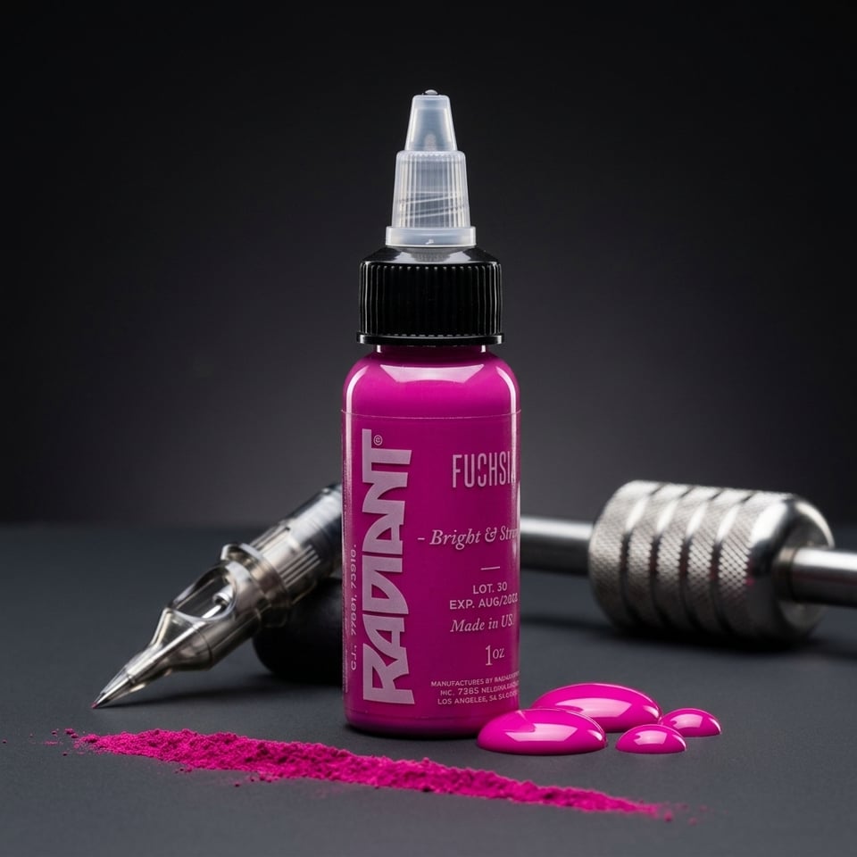 Radiant Colors Fuschia Fuşya Dövme Boyası 1oz - 30ml
