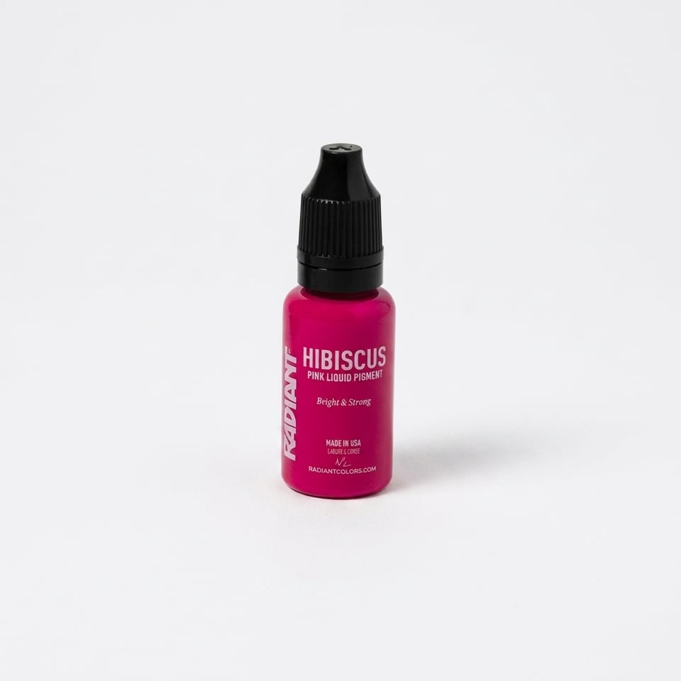 Radiant Colors Hibiscus Canlı Pembe Dövme Boyası 1/2oz - 15ml