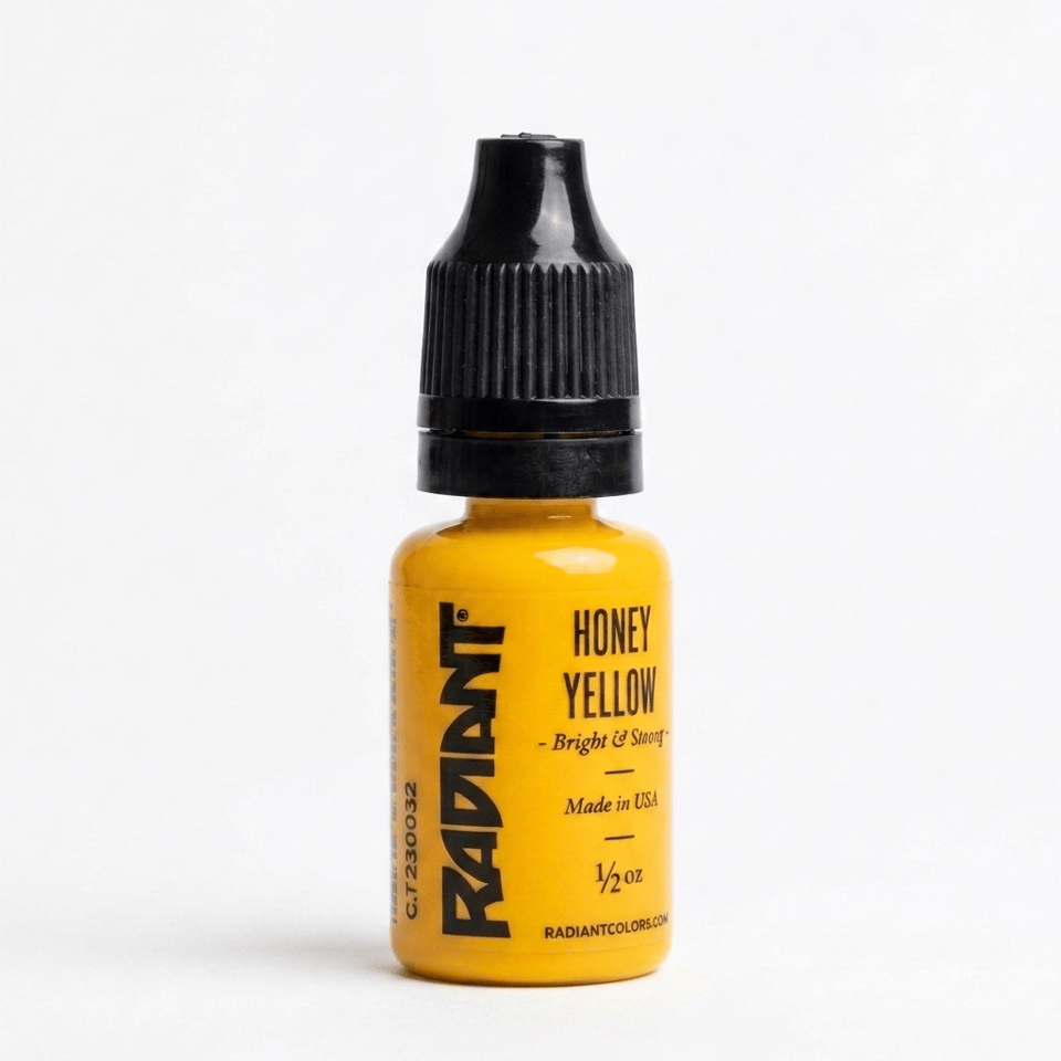 Radiant Colors Honey Yellow Sarı Dövme Boyası 1/2oz - 15ml