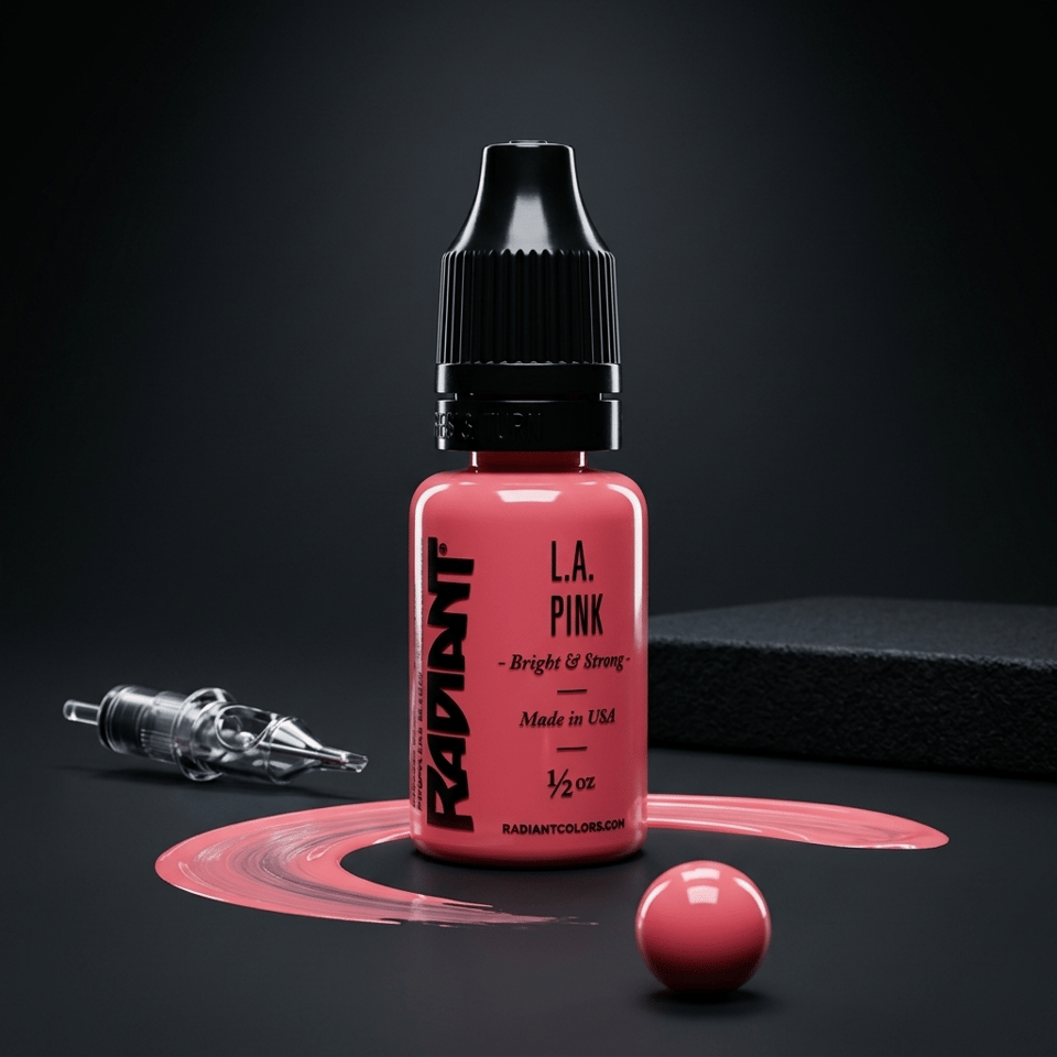 Radiant Colors LA Pink Pembe Dövme Boyası 0,5oz - 15ml