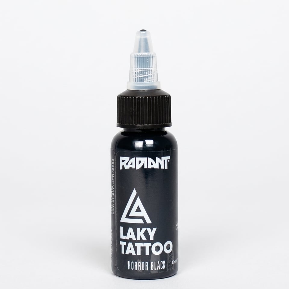 Radiant Colors Laky Horror Black Siyah Dövme Boyası 1oz - 30ml
