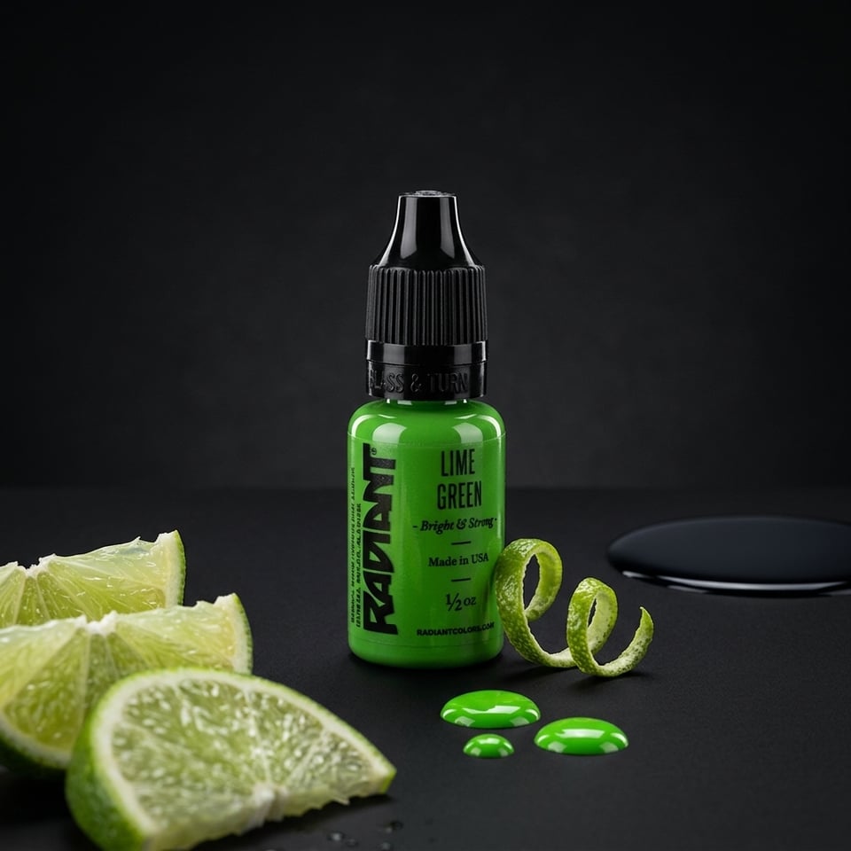 Lime Green - Radiant Tattoo Dövme Boyası  - 0,5oz/15ml