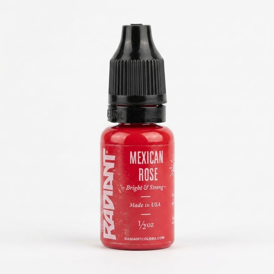 Radiant Colors Mexican Rose Kırmızı Dövme Boyası 1/2oz - 15ml
