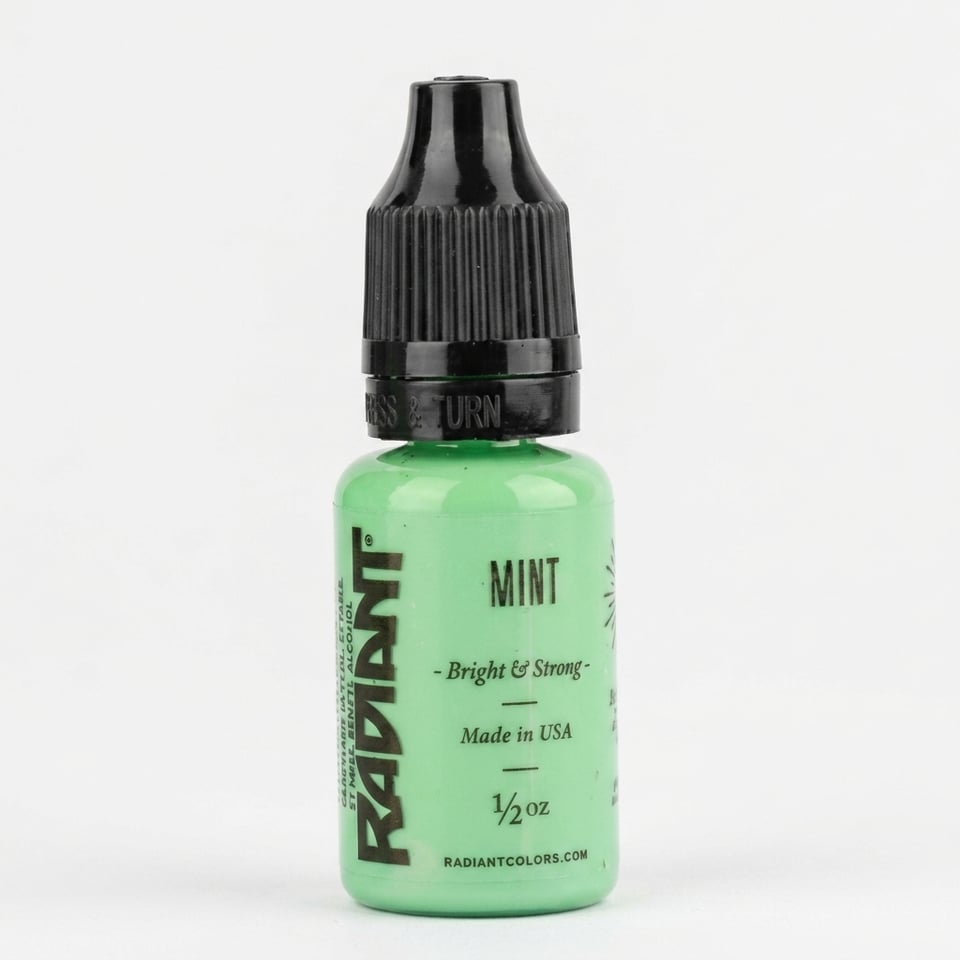 Radiant Colors Mint Nane Yeşili Dövme Boyası 1/2oz - 15ml