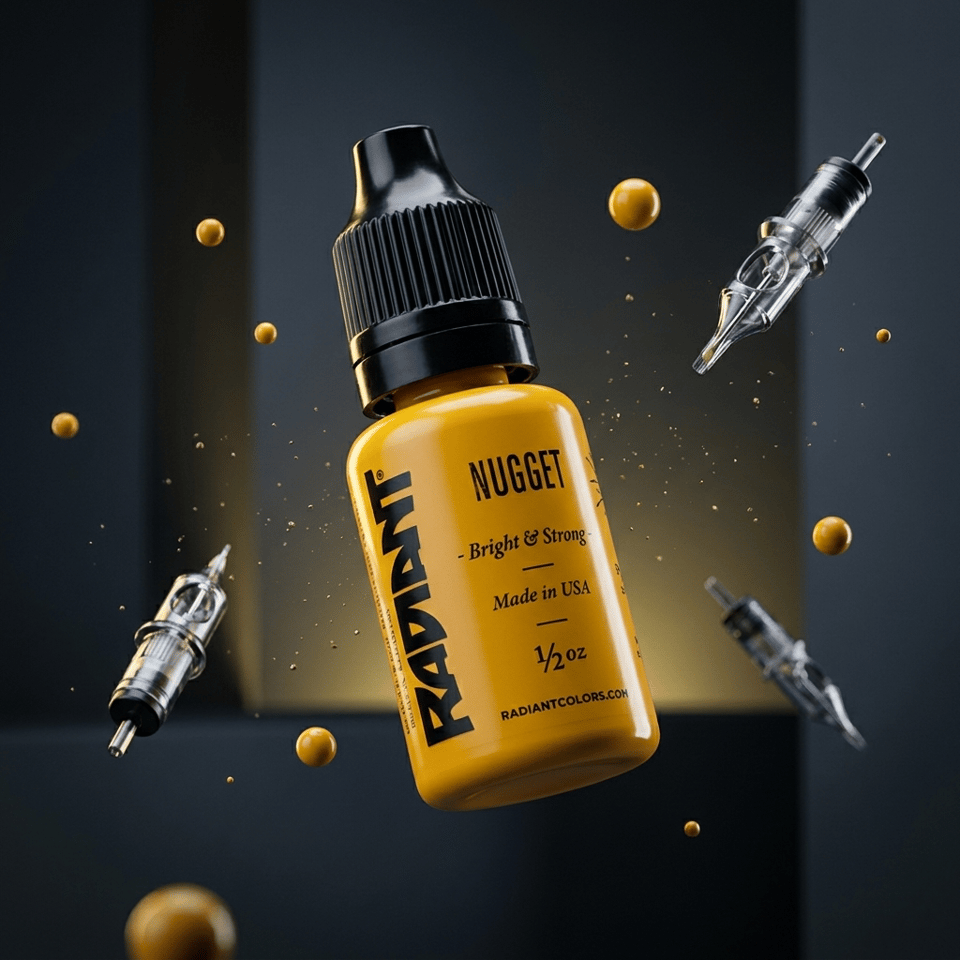 Radiant Colors Nugget Sarı Dövme Boyası 0,5oz - 15ml