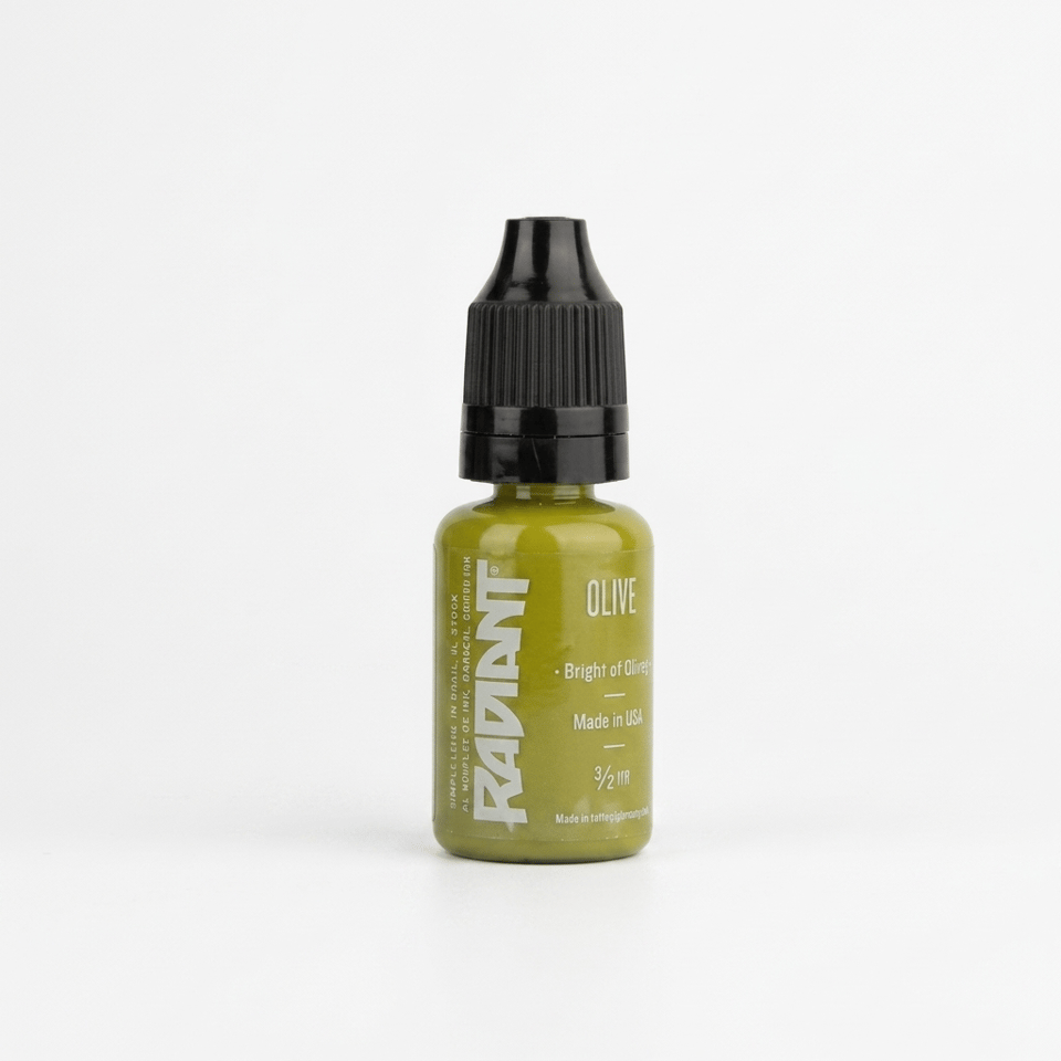 Radiant Colors Olive Zeytin Yeşili Dövme Boyası 0,5oz - 15ml